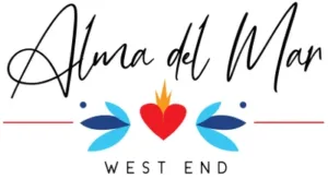 Alma Del Mar logo/link to their website.